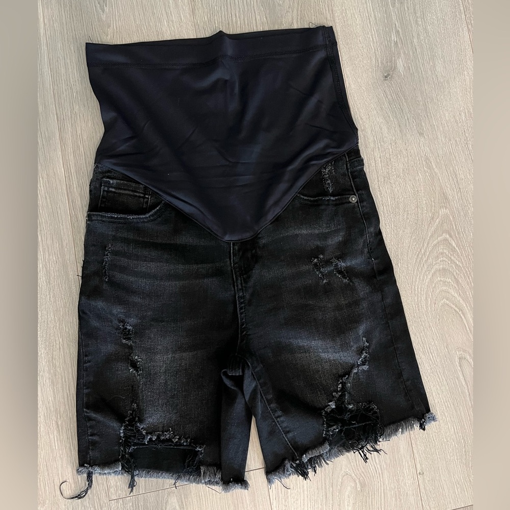 Pink Blush Denim Shorts